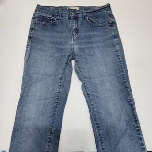 Levis 505 Straight Leg Denim Jeans Women's 8L- W29 L34 Classic Fit Faded Denim